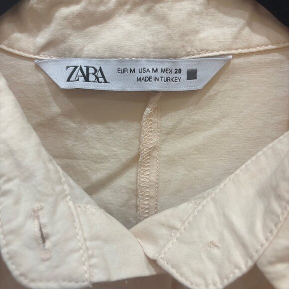 Zara Cream Babydoll Dress - Picture 3 of 3